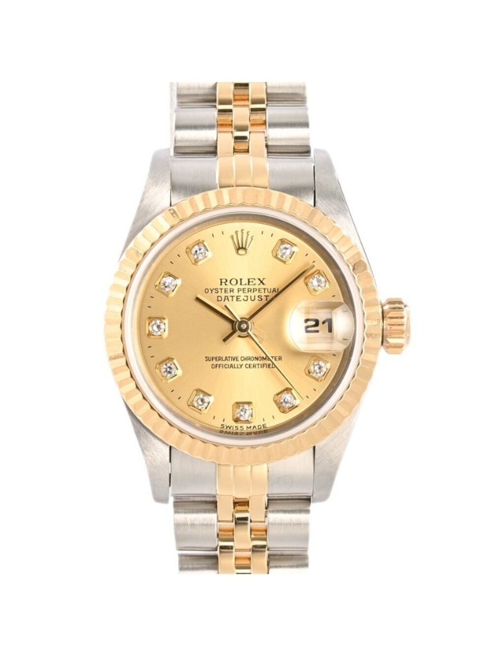 Rolex Watch Datejust Gold